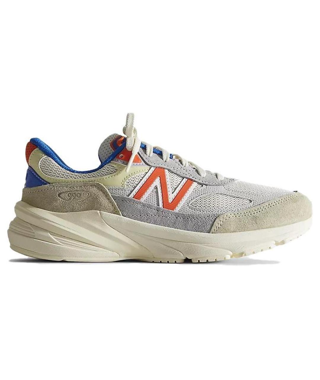 NEW BALANCE Серые низкие кроссовки / кеды, фото 1