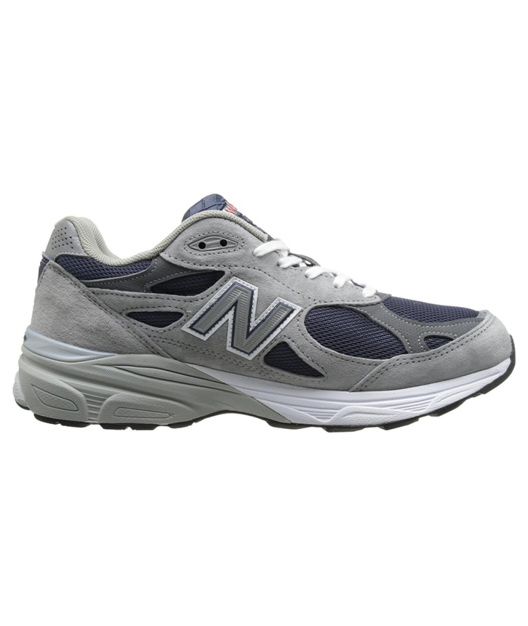 NEW BALANCE Серые низкие кроссовки / кеды, фото 1
