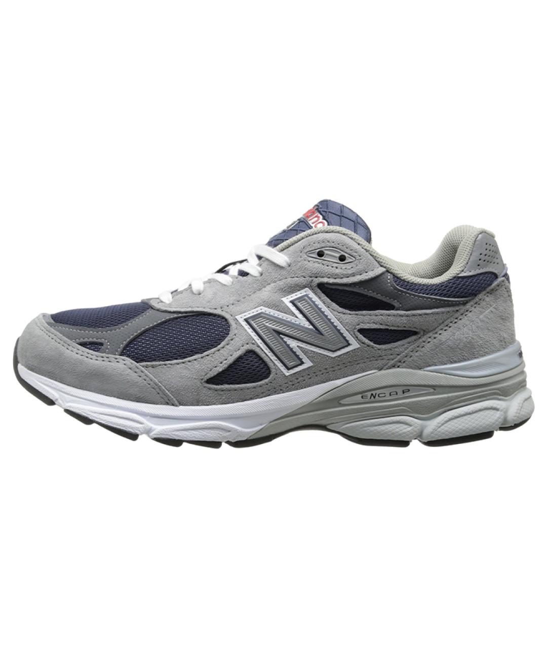 NEW BALANCE Серые низкие кроссовки / кеды, фото 2