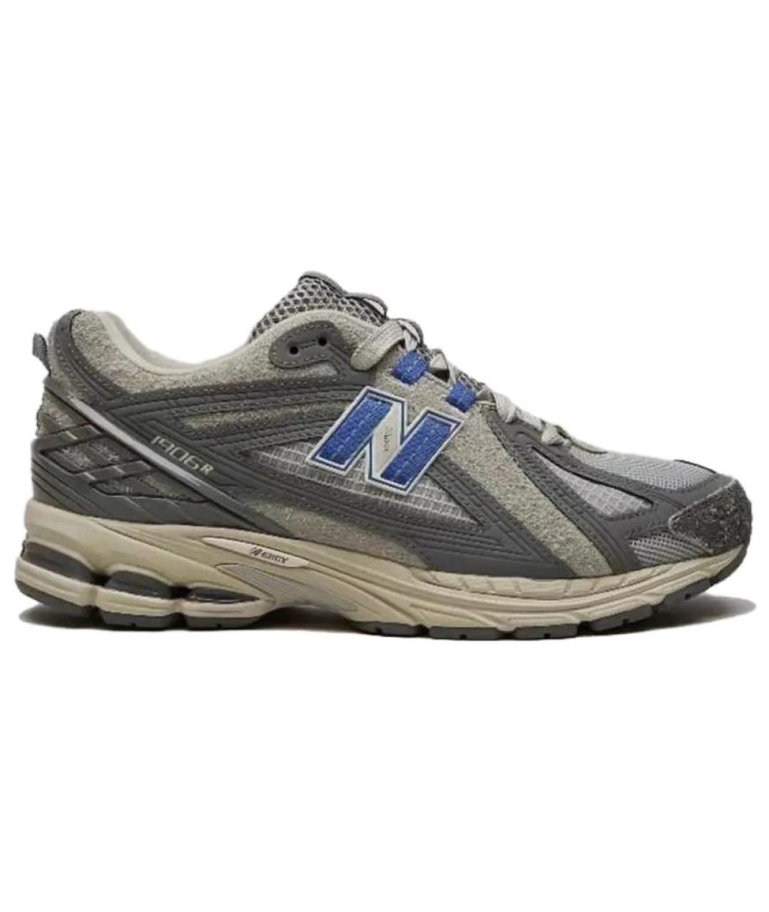 NEW BALANCE Серые низкие кроссовки / кеды, фото 1