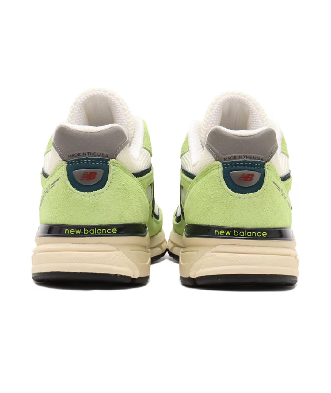 NEW BALANCE Зеленые низкие кроссовки / кеды, фото 4