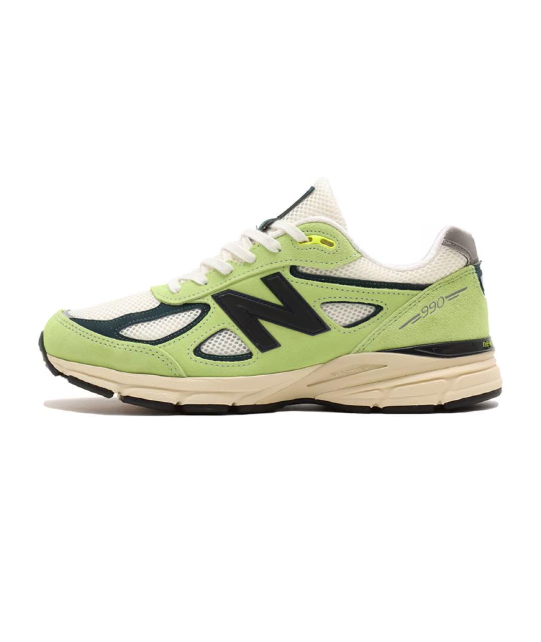 NEW BALANCE Зеленые низкие кроссовки / кеды, фото 2