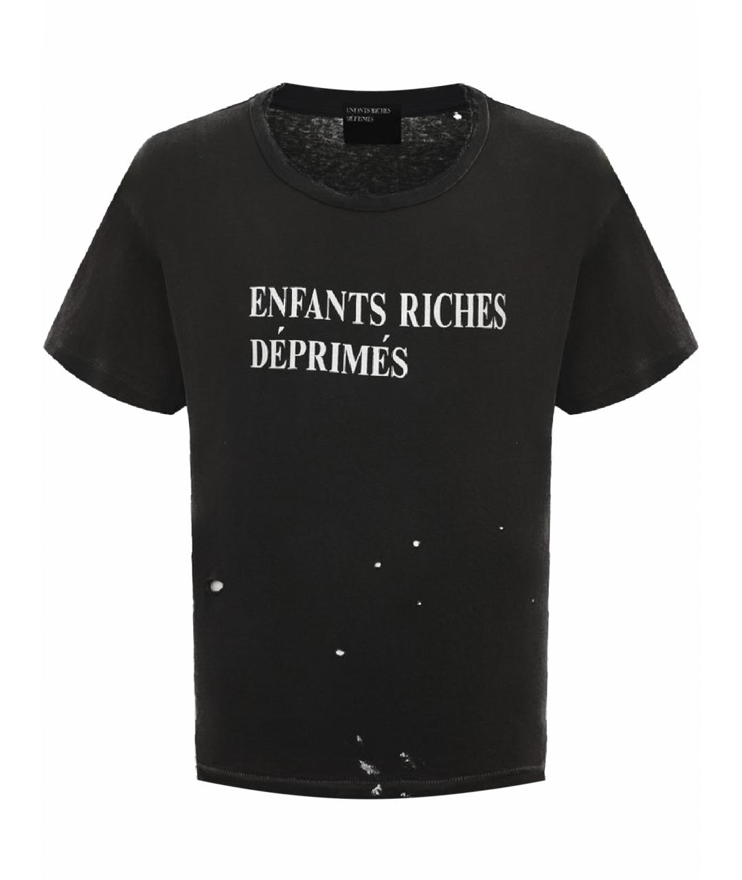 Enfants Riches Déprimés Черная хлопковая футболка, фото 1