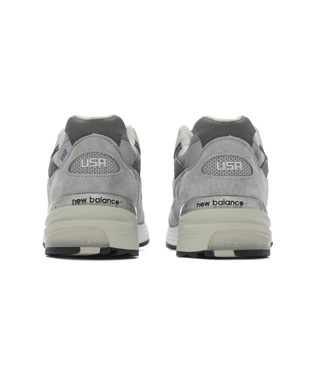 NEW BALANCE Серые замшевые кроссовки, фото 5