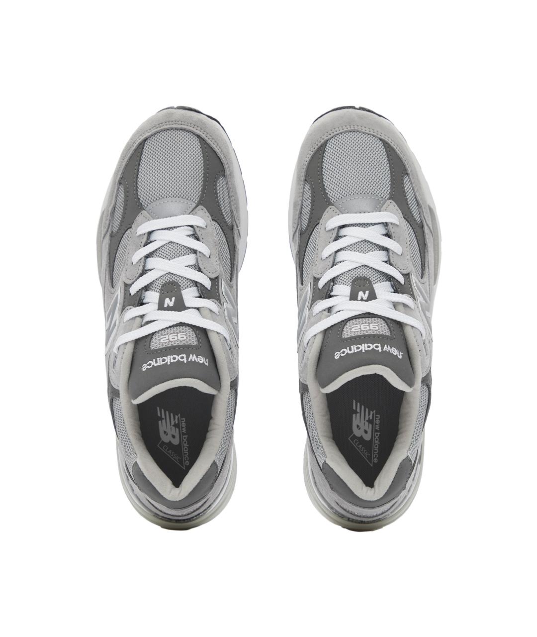 NEW BALANCE Серые замшевые кроссовки, фото 4