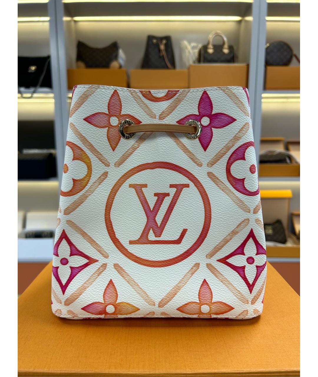 LOUIS VUITTON Белая сумка через плечо, фото 2