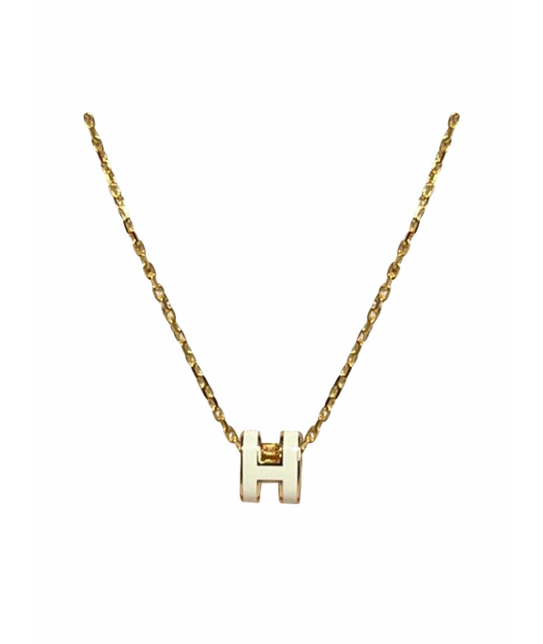 HERMES Золотое колье, фото 1
