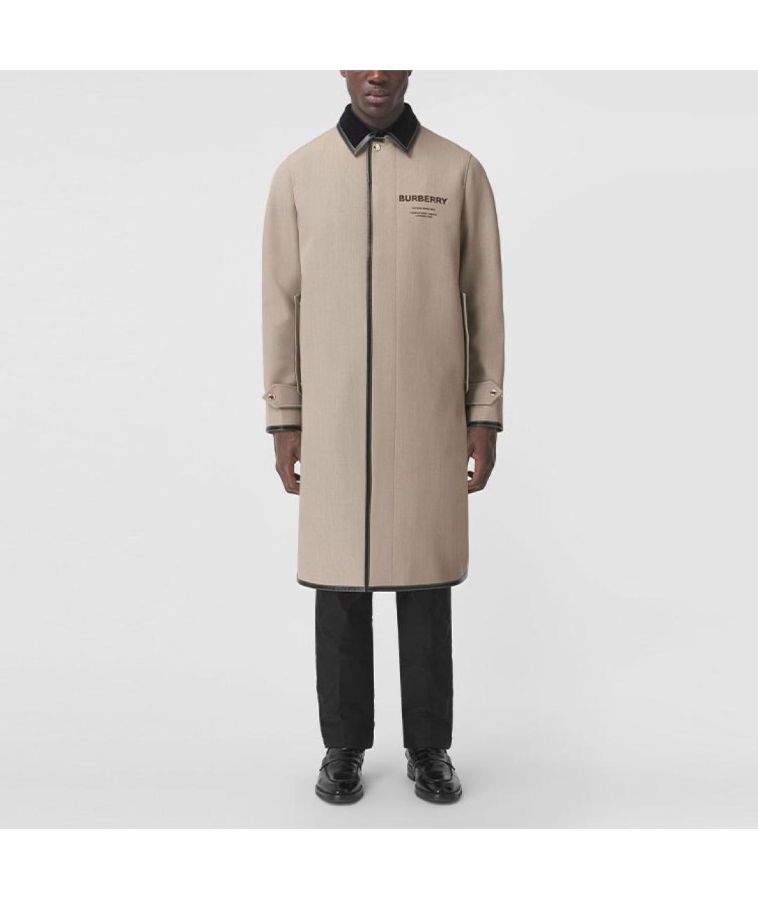 BURBERRY Бежевый тренч / плащ, фото 4