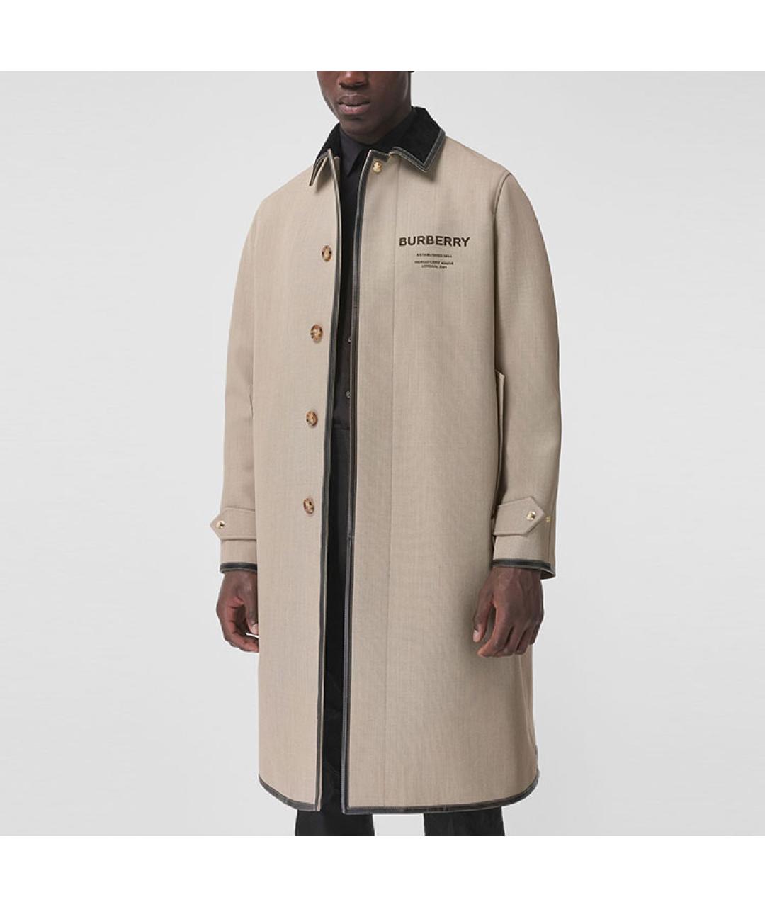 BURBERRY Бежевый тренч / плащ, фото 2