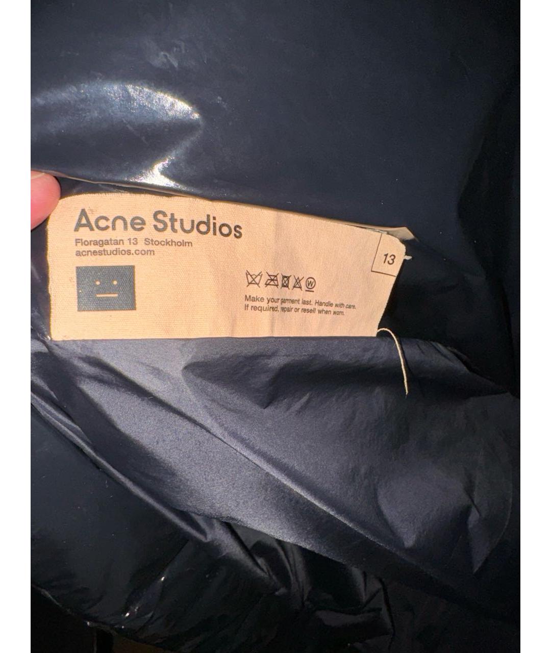 ACNE STUDIOS Черный тренч / плащ, фото 3