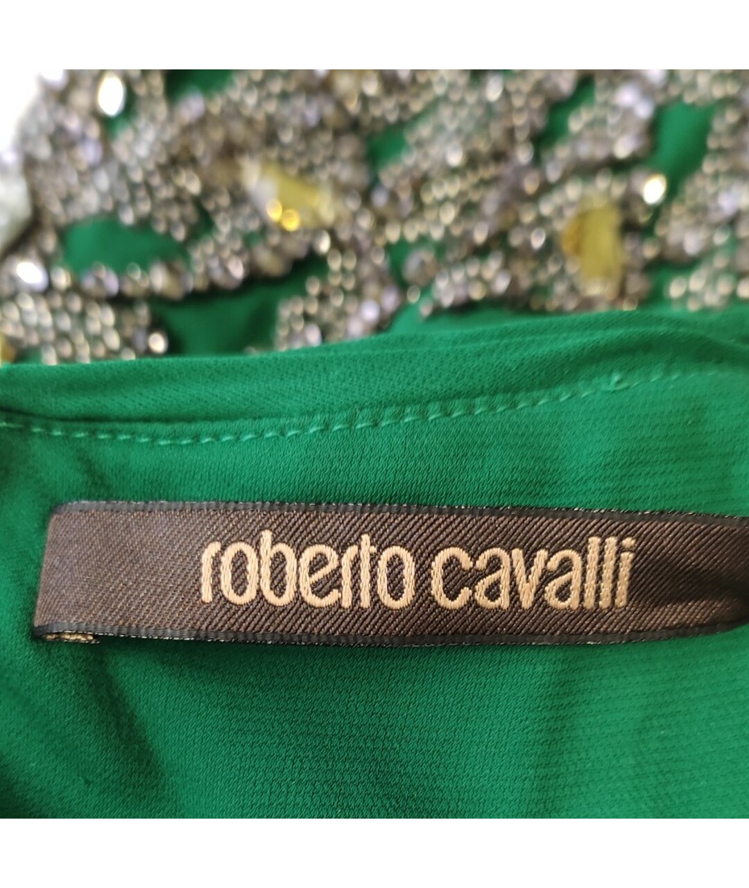ROBERTO CAVALLI Зеленое платье, фото 6