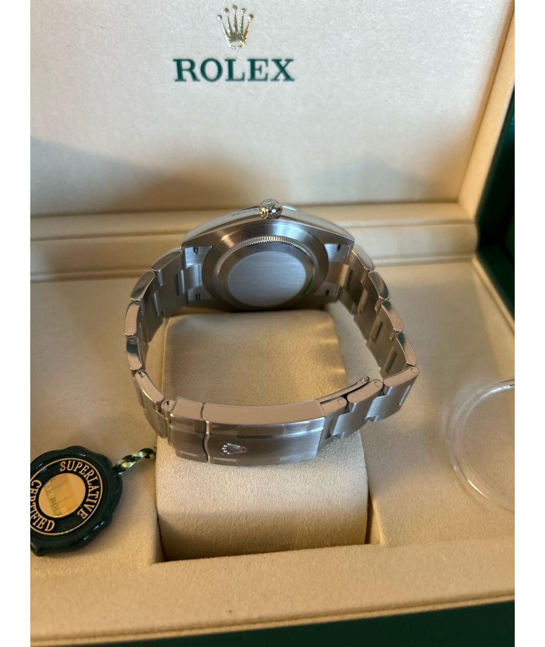 ROLEX Зеленые часы, фото 4