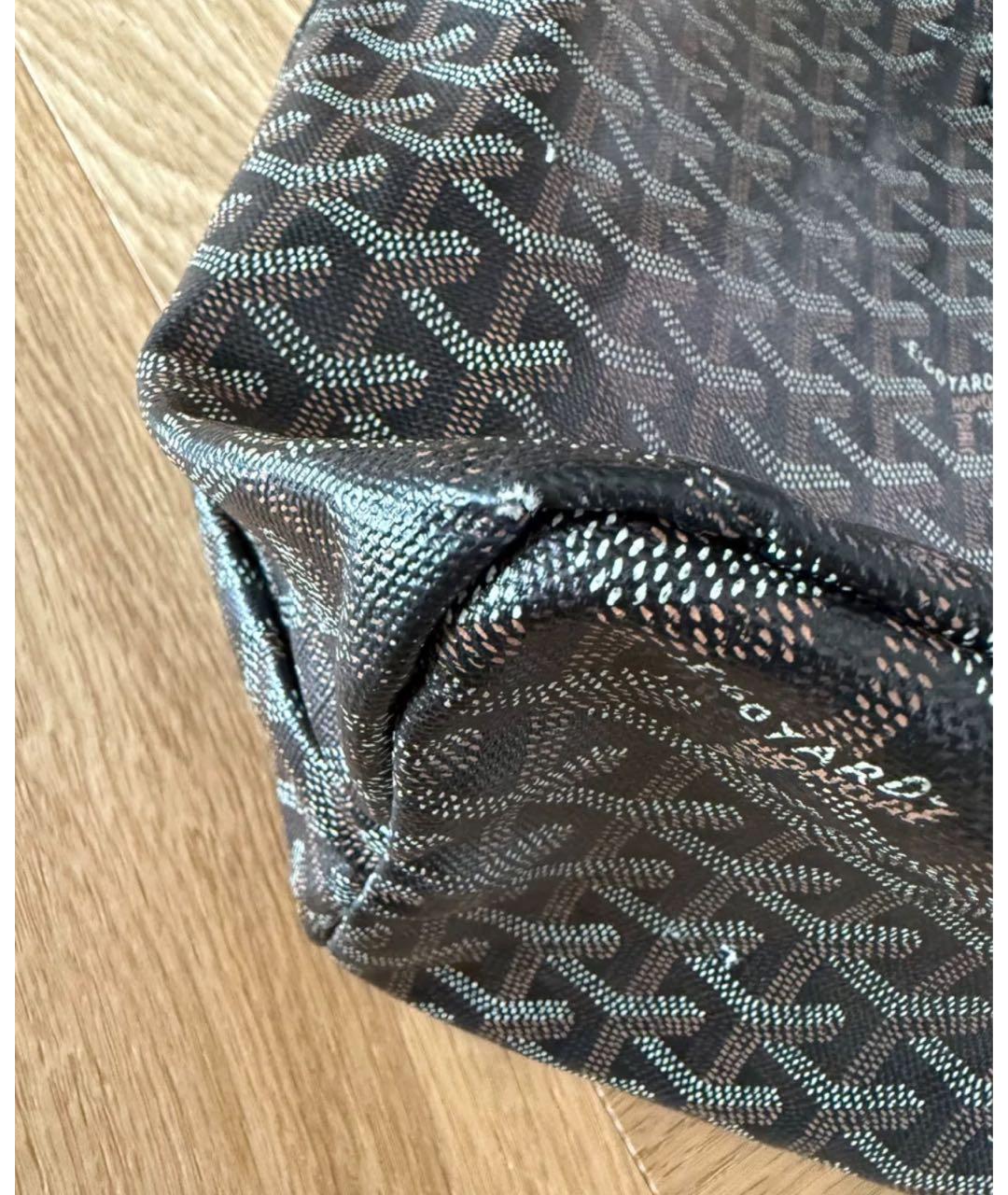 GOYARD Черная сумка тоут, фото 7