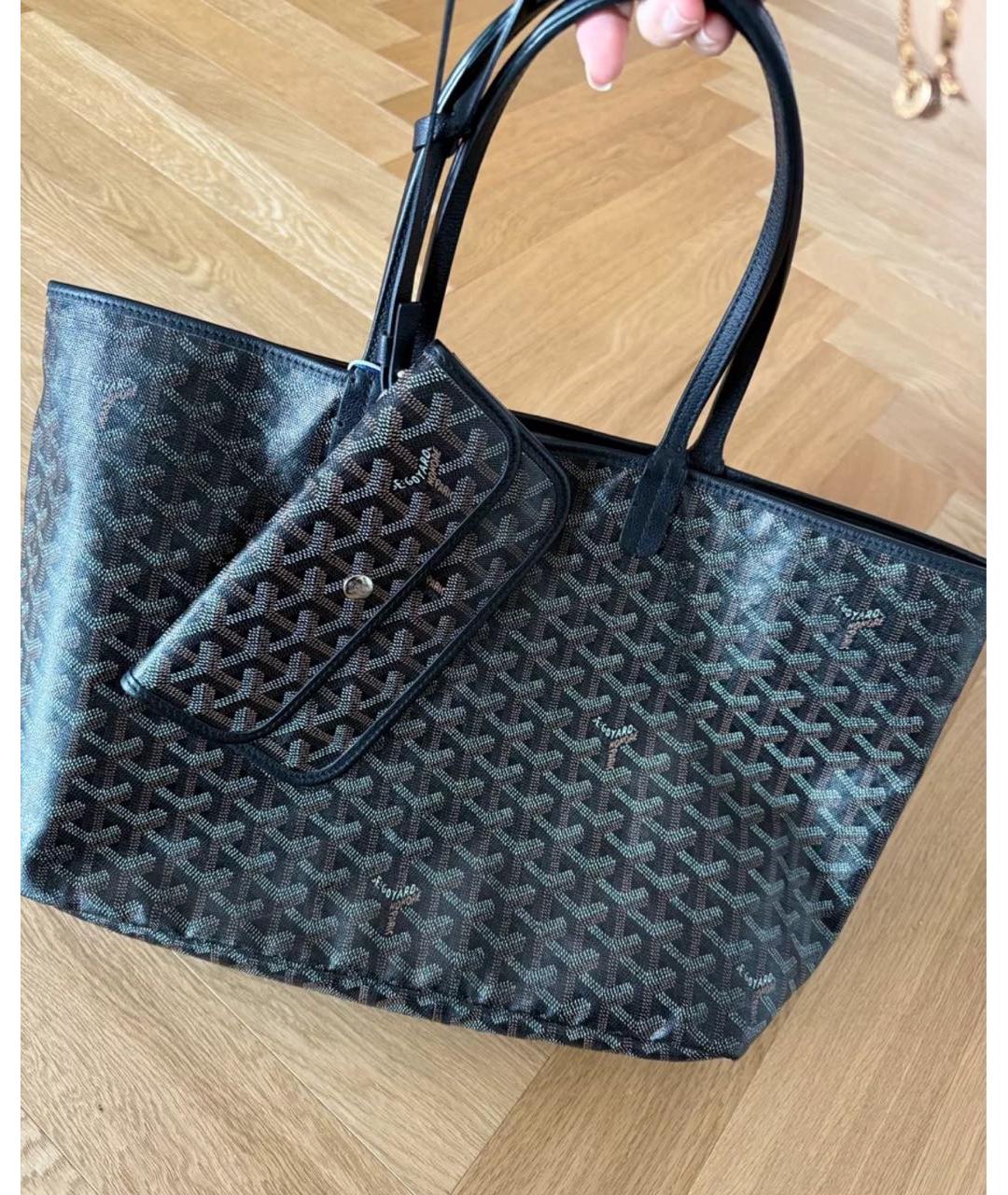 GOYARD Черная сумка тоут, фото 2