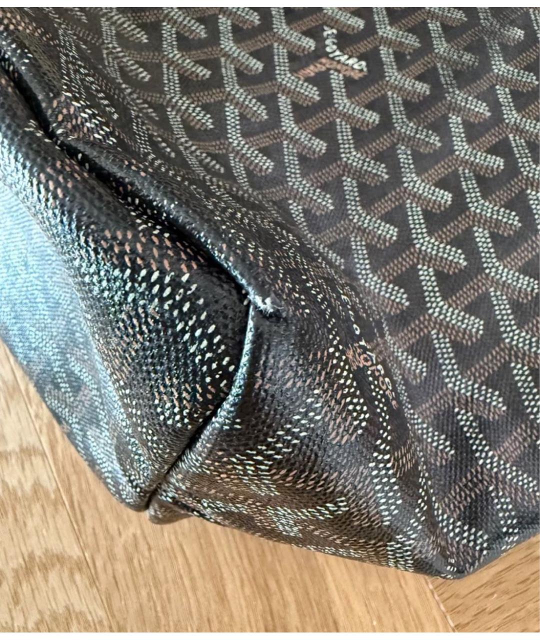 GOYARD Черная сумка тоут, фото 6