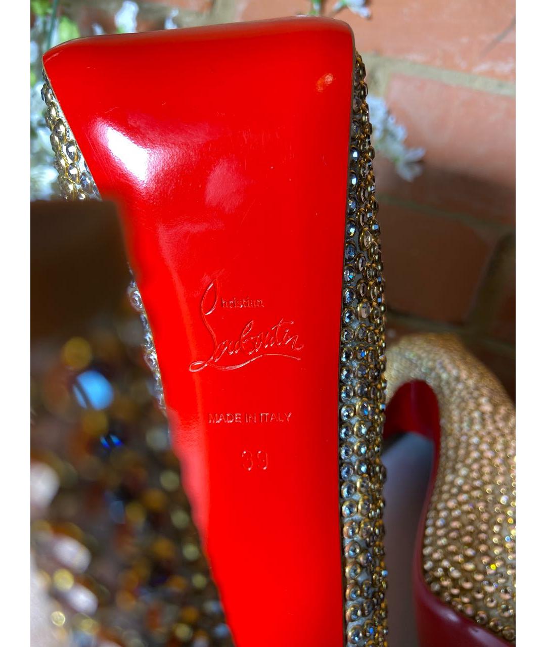 CHRISTIAN LOUBOUTIN Мульти кожаные туфли, фото 8