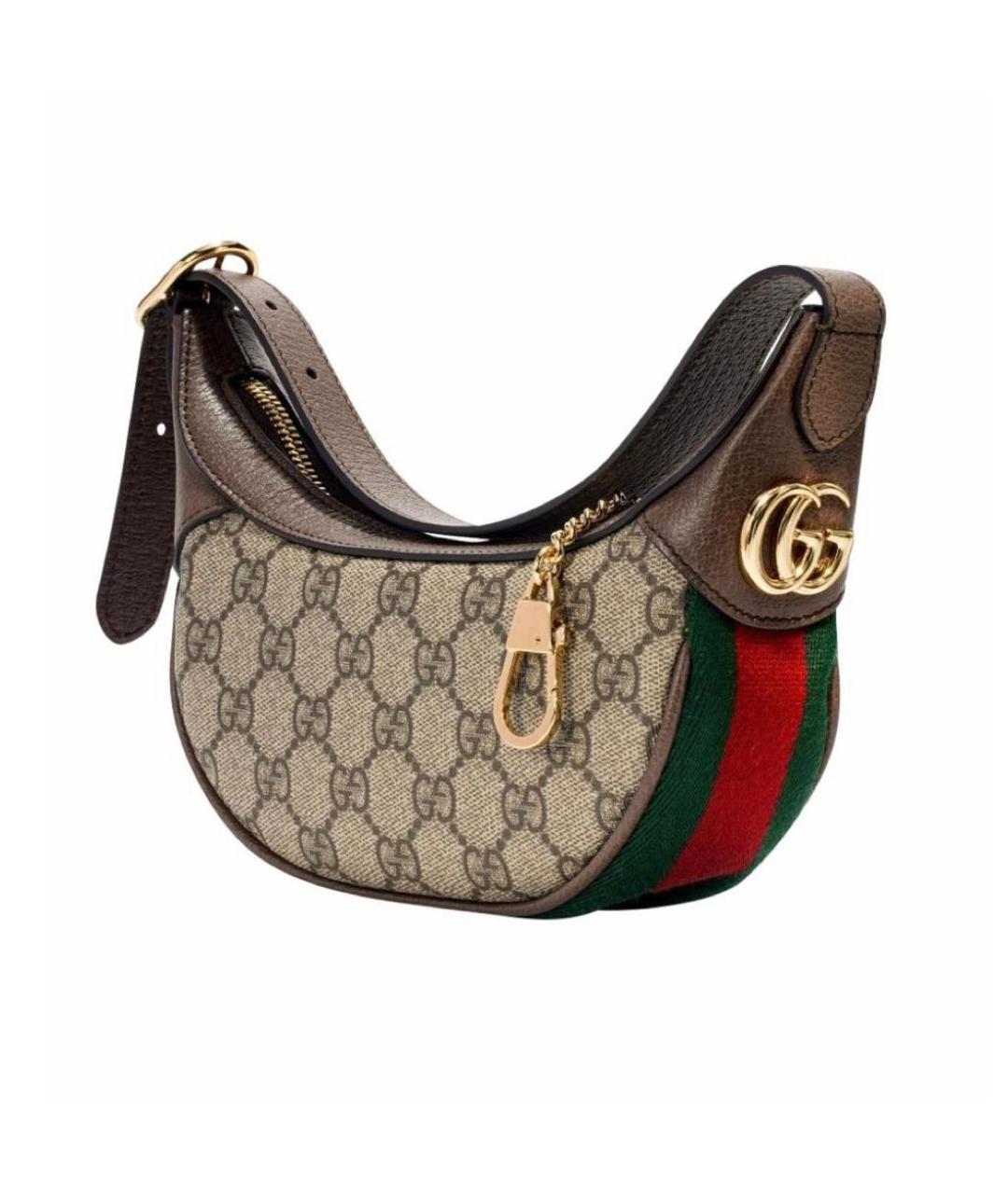 GUCCI Коричневая сумка с короткими ручками, фото 2