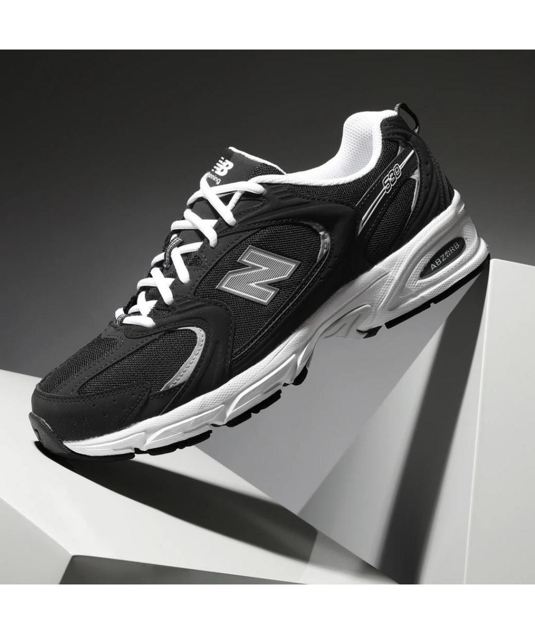 NEW BALANCE Черные текстильные кроссовки, фото 5