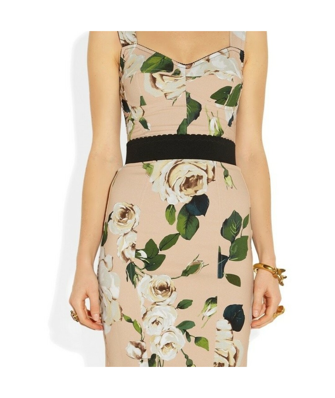 DOLCE&GABBANA Бежевое платье, фото 4