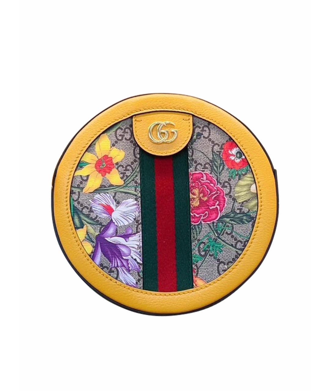 GUCCI Желтая сумка через плечо, фото 1