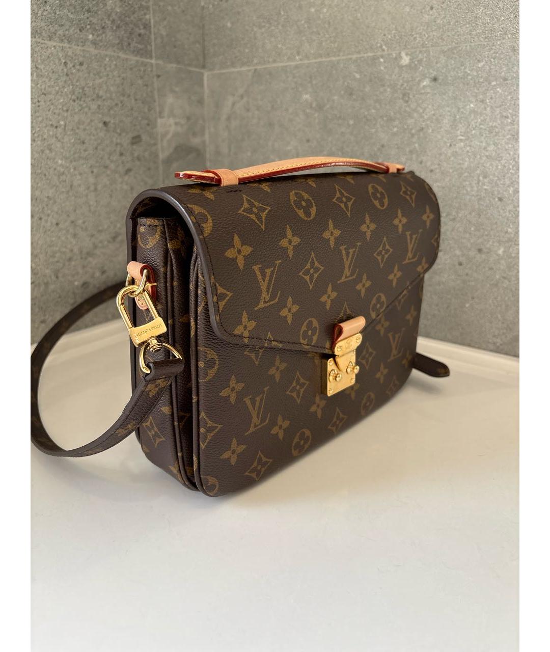 LOUIS VUITTON Коричневая сумка через плечо, фото 2