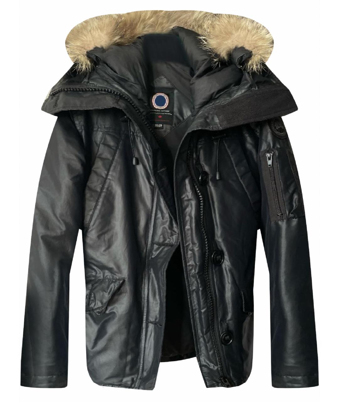 CANADA GOOSE Черная куртка, фото 1