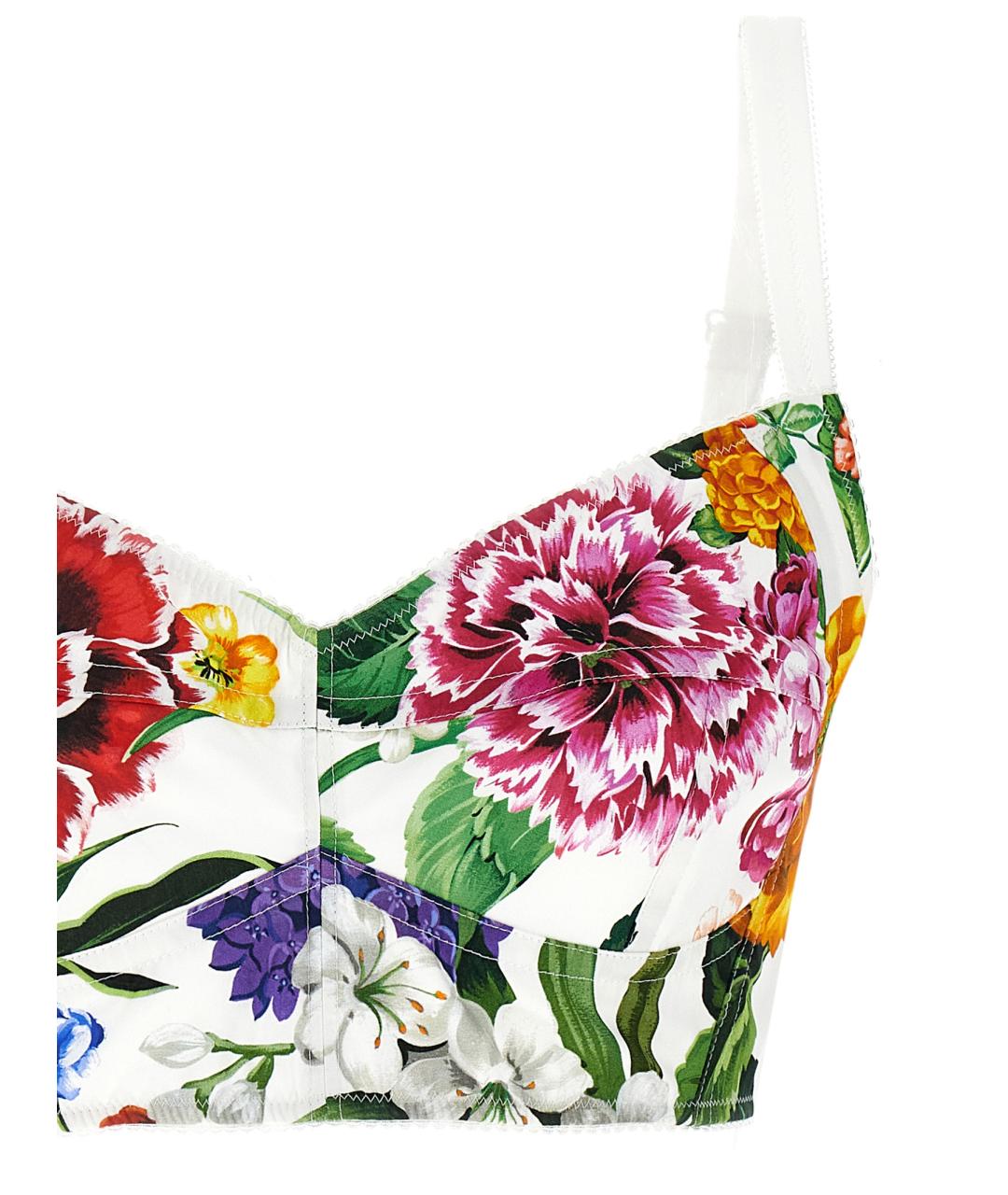 DOLCE&GABBANA Мульти хлопковая майка, фото 3