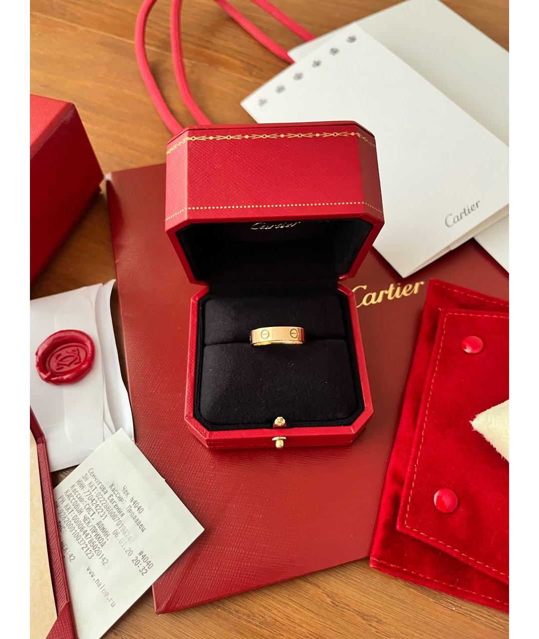 CARTIER Золотое кольцо из розового золота, фото 2