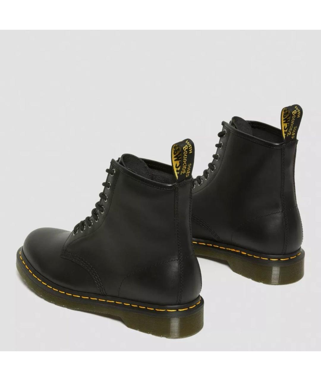 DR. MARTENS Черные кожаные ботинки, фото 4