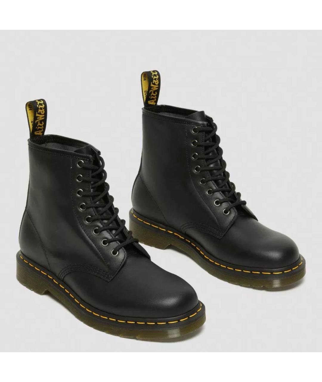 DR. MARTENS Черные кожаные ботинки, фото 3