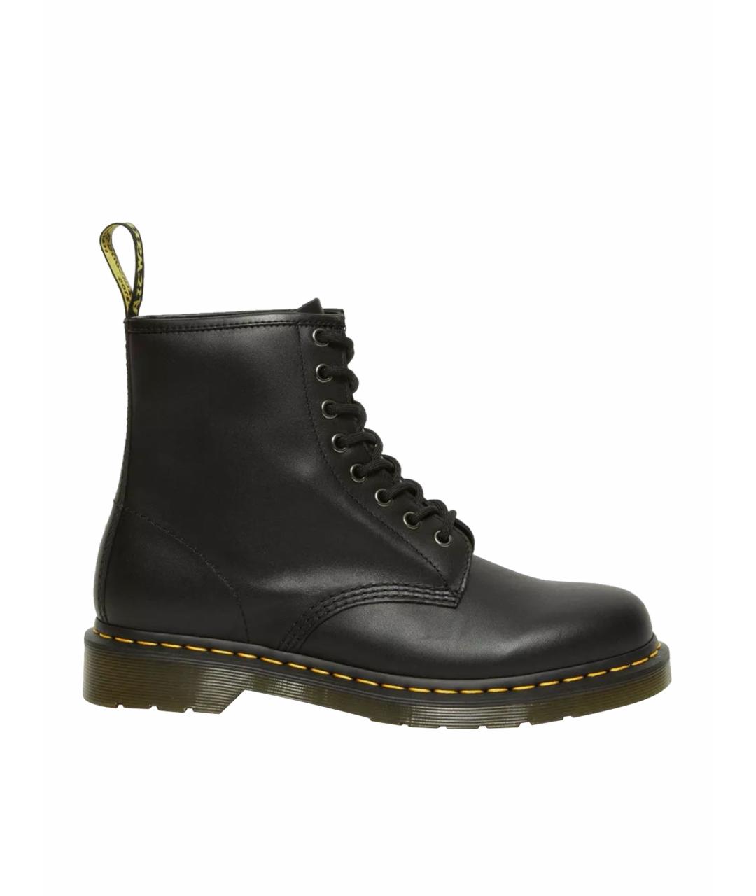 DR. MARTENS Черные кожаные высокие ботинки, фото 1