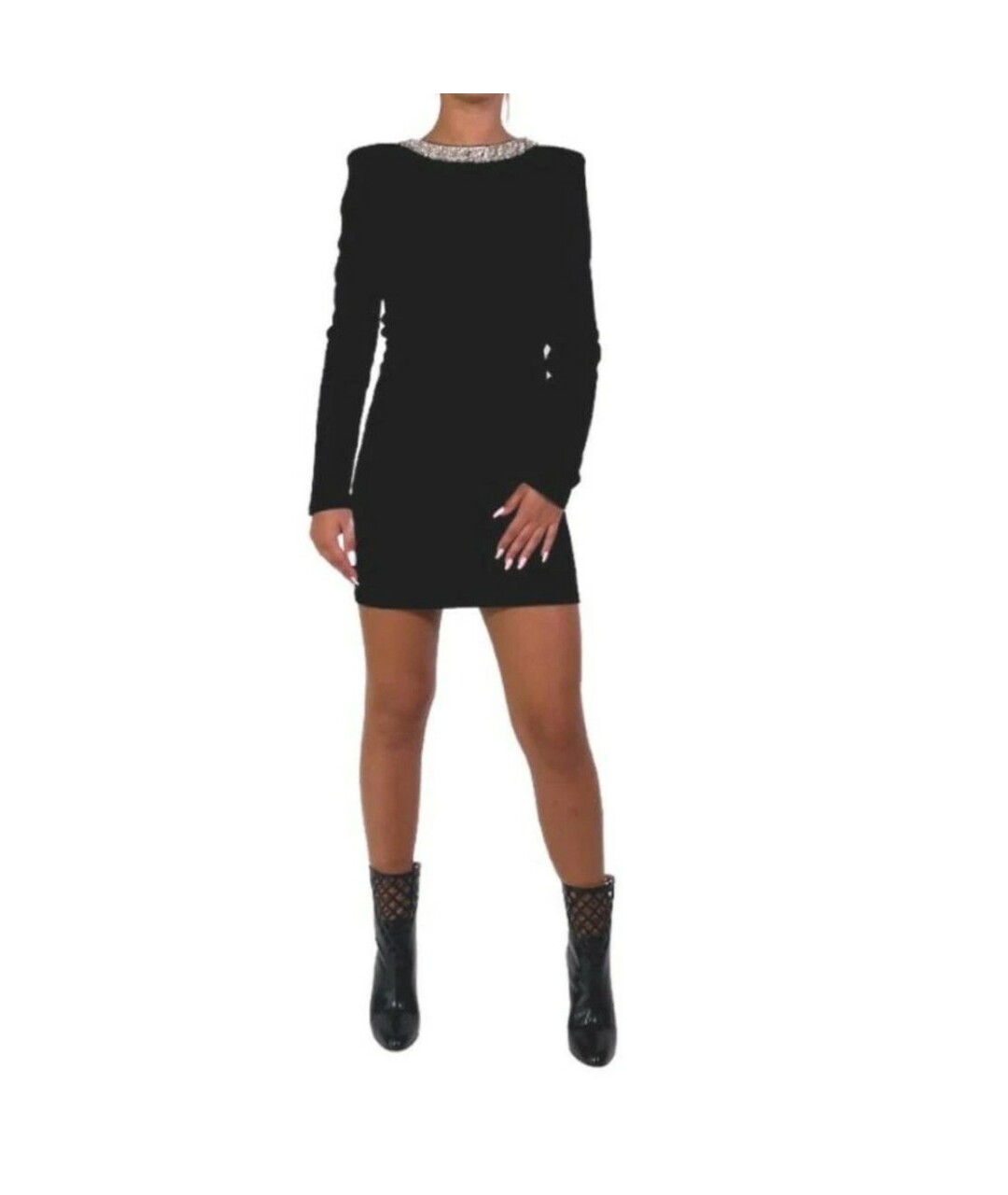 BALMAIN Черное платье, фото 3