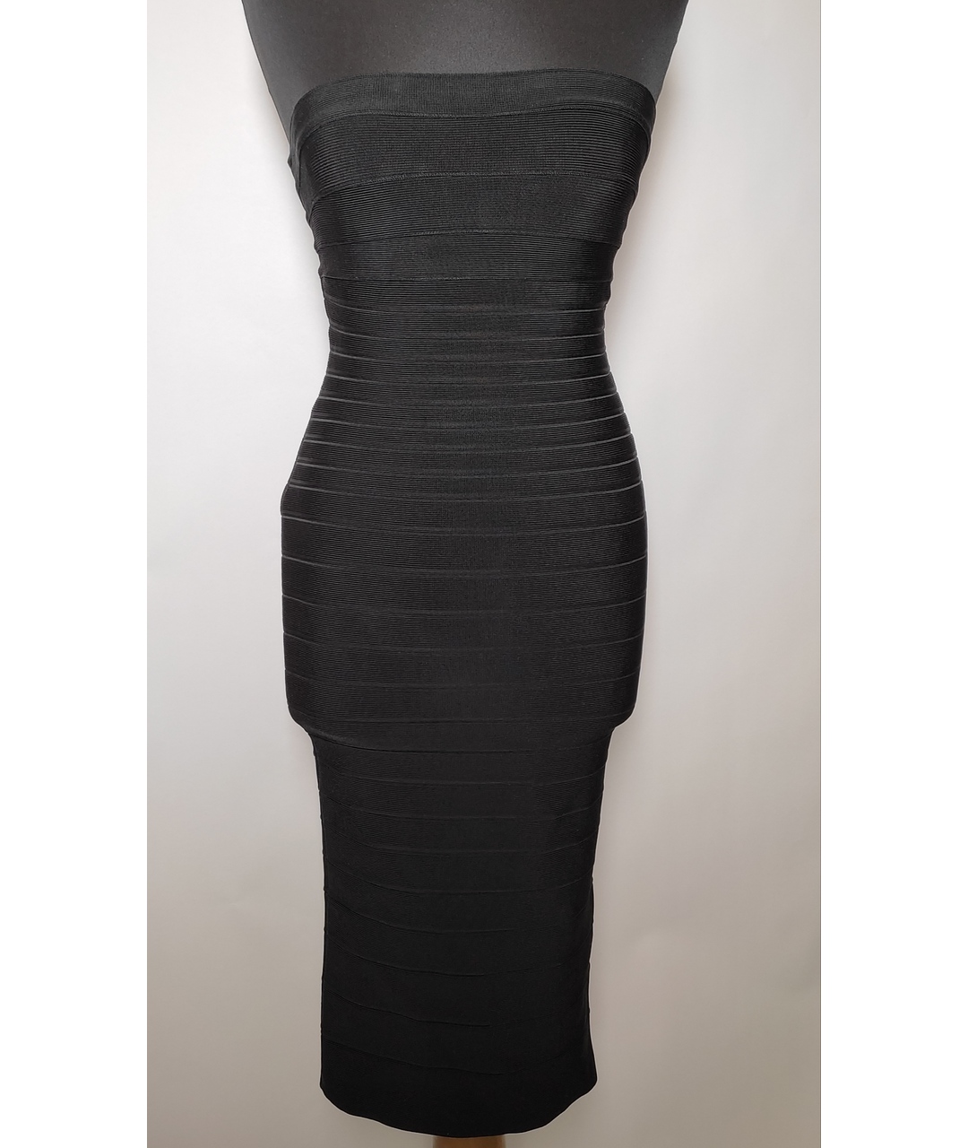 HERVE LEGER Черное платье, фото 6