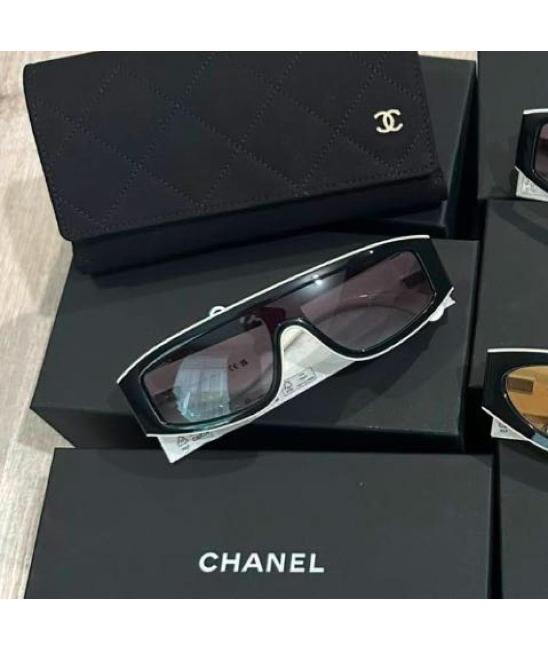 CHANEL Пластиковые солнцезащитные очки, фото 3