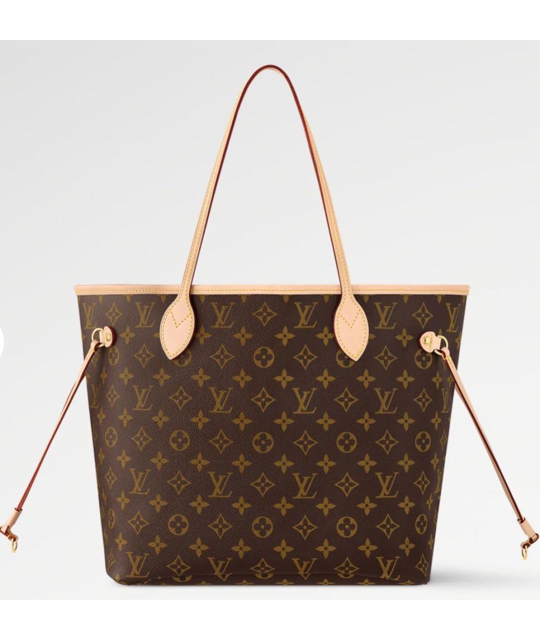 LOUIS VUITTON Коричневая сумка тоут, фото 4