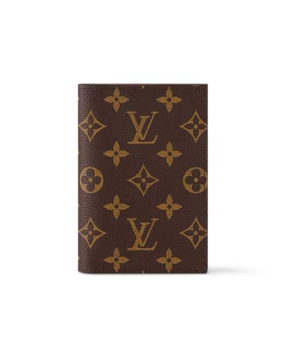 LOUIS VUITTON Коричневый кошелек, фото 4