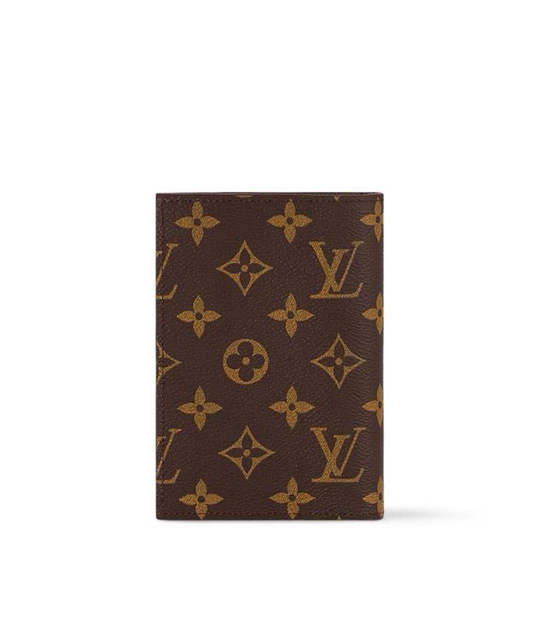 LOUIS VUITTON Коричневый кошелек, фото 3