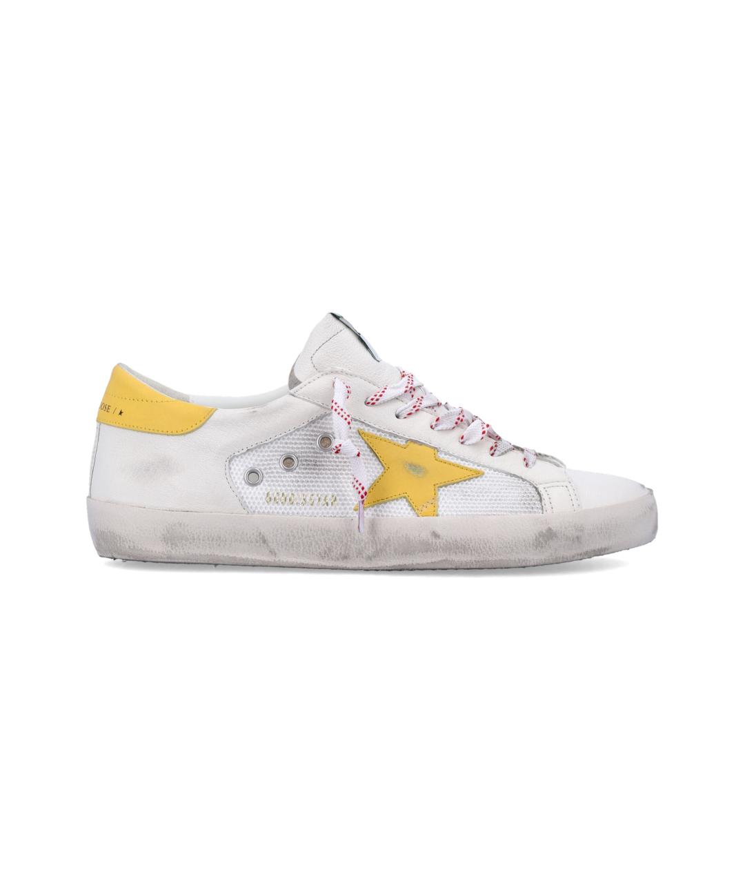 GOLDEN GOOSE DELUXE BRAND Белые низкие кроссовки / кеды, фото 1