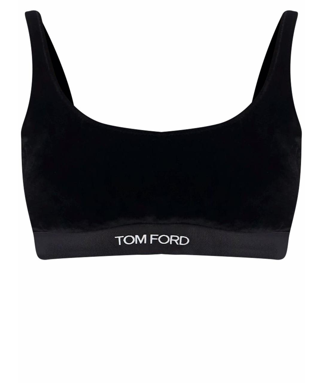 TOM FORD Черная ацетатная майка, фото 1