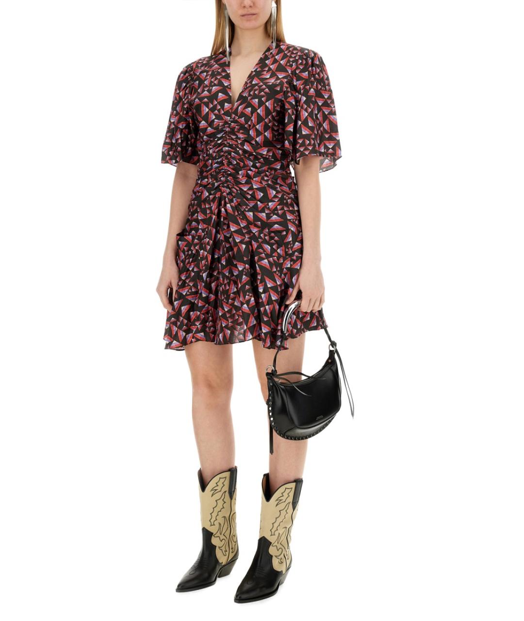 ISABEL MARANT Мульти шелковое повседневное платье, фото 2