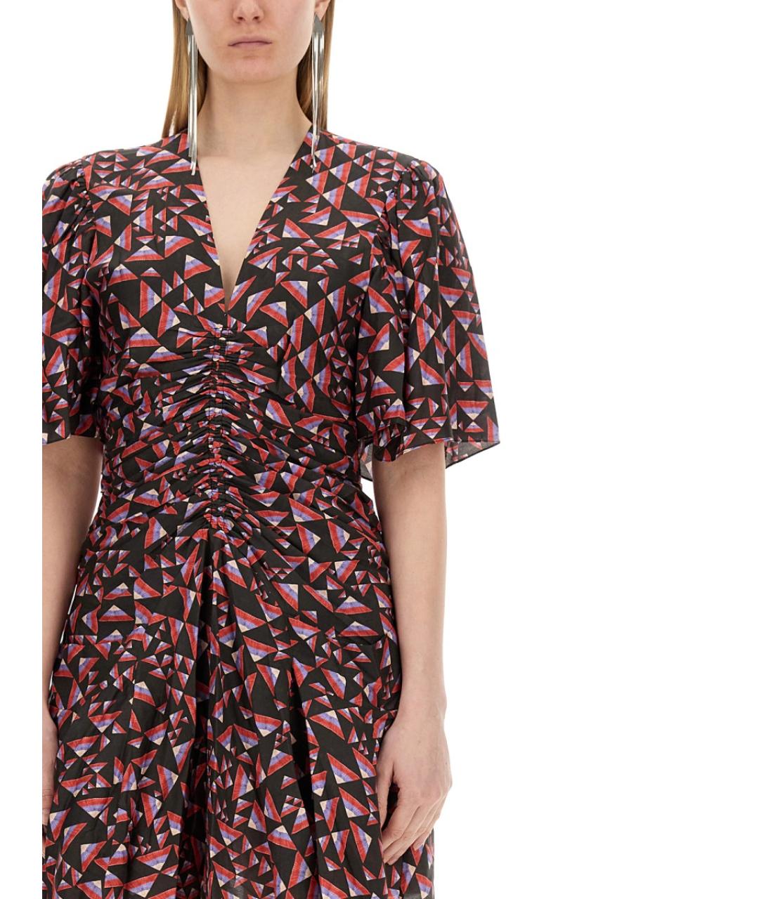 ISABEL MARANT Мульти шелковое повседневное платье, фото 4
