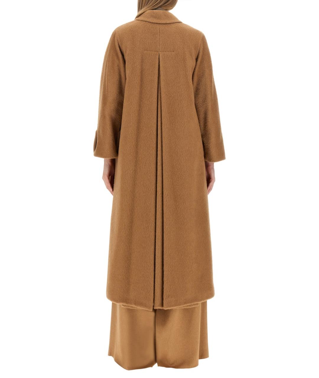 MAX MARA Бежевое шерстяное пальто, фото 3