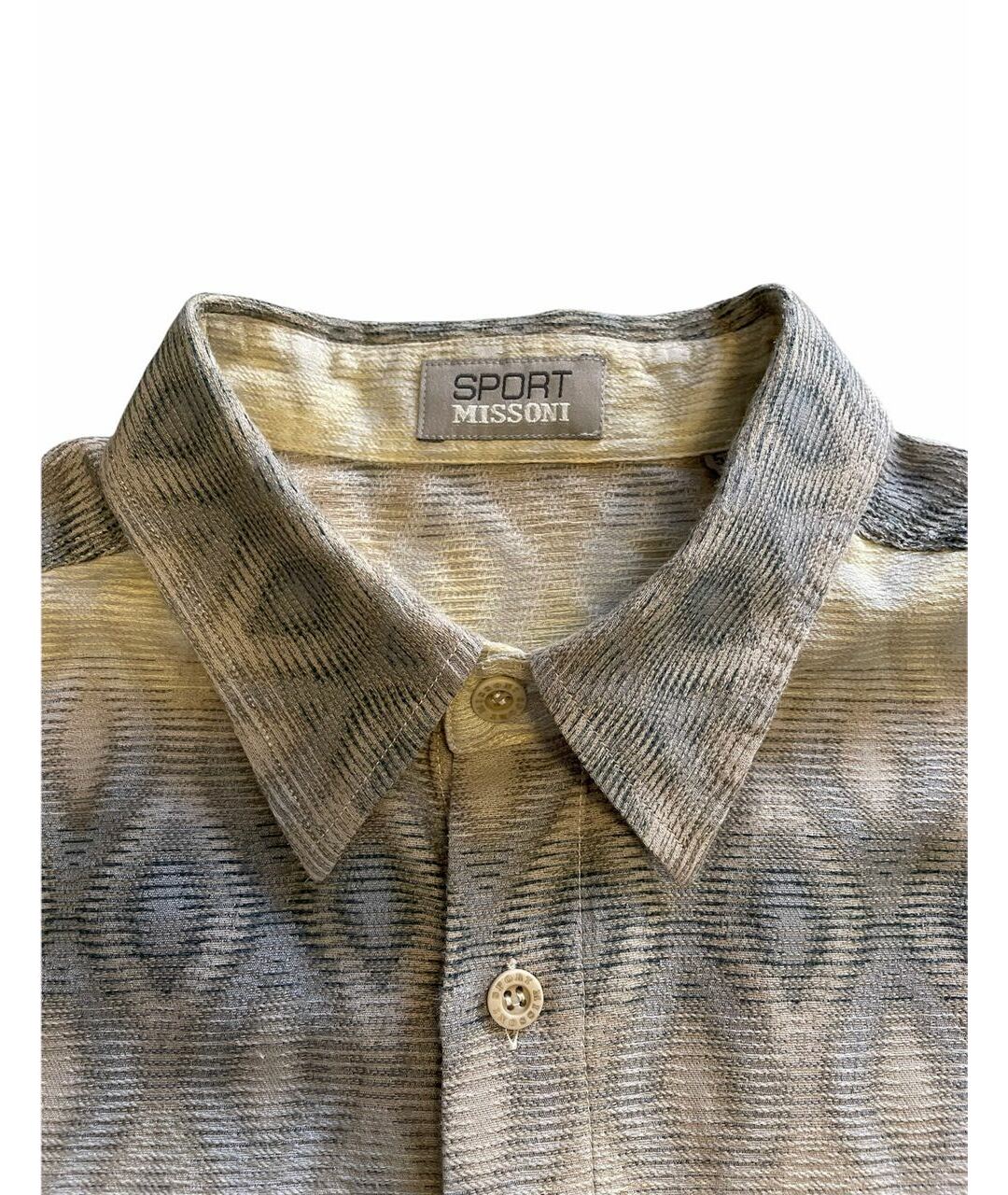 MISSONI Мульти хлопко-полиэстеровая кэжуал рубашка, фото 2