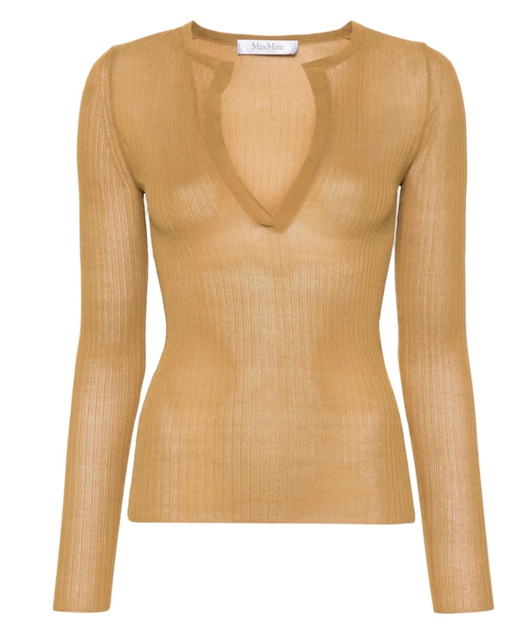 MAX MARA Бежевый джемпер / свитер, фото 1