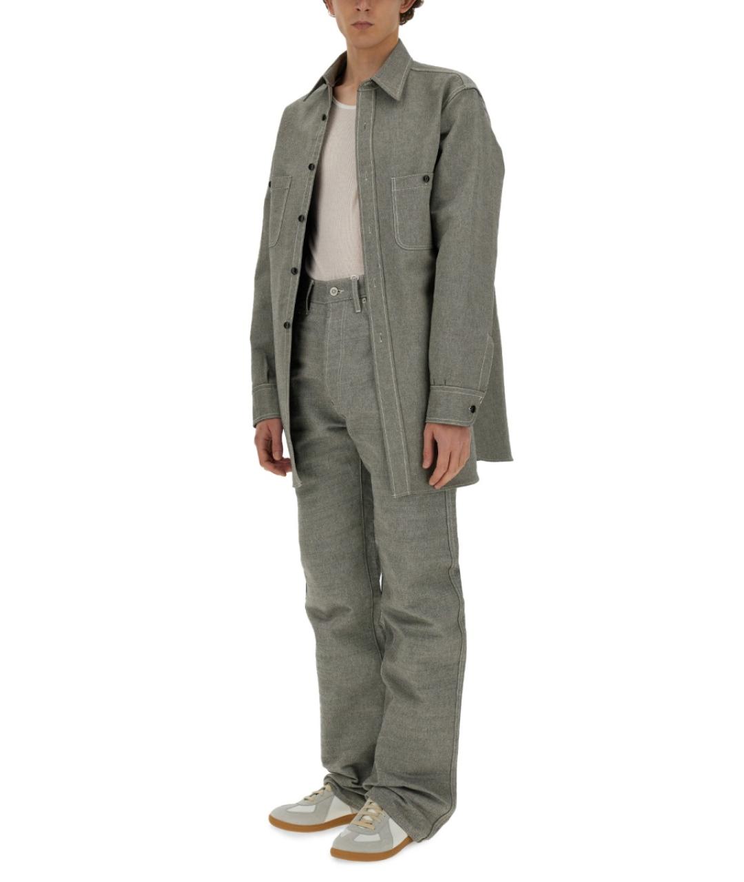 MAISON MARGIELA Белая хлопковая футболка, фото 3