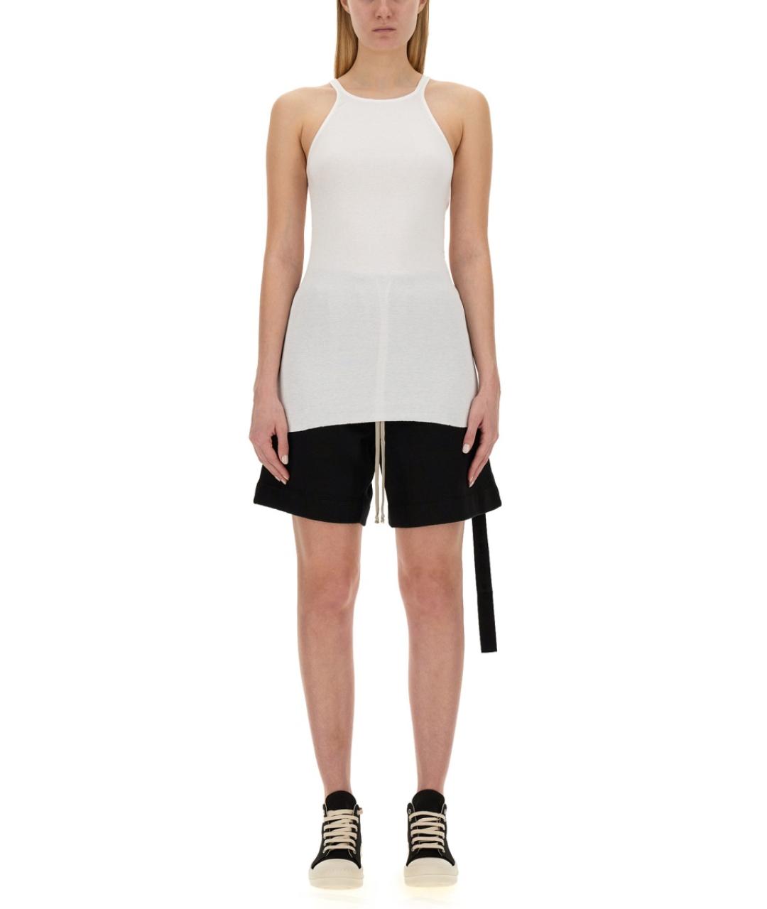 RICK OWENS DRKSHDW Белая хлопковая футболка, фото 1