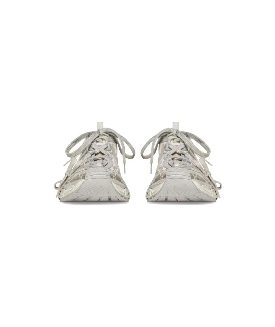 BALENCIAGA Бежевые синтетические кроссовки, фото 3