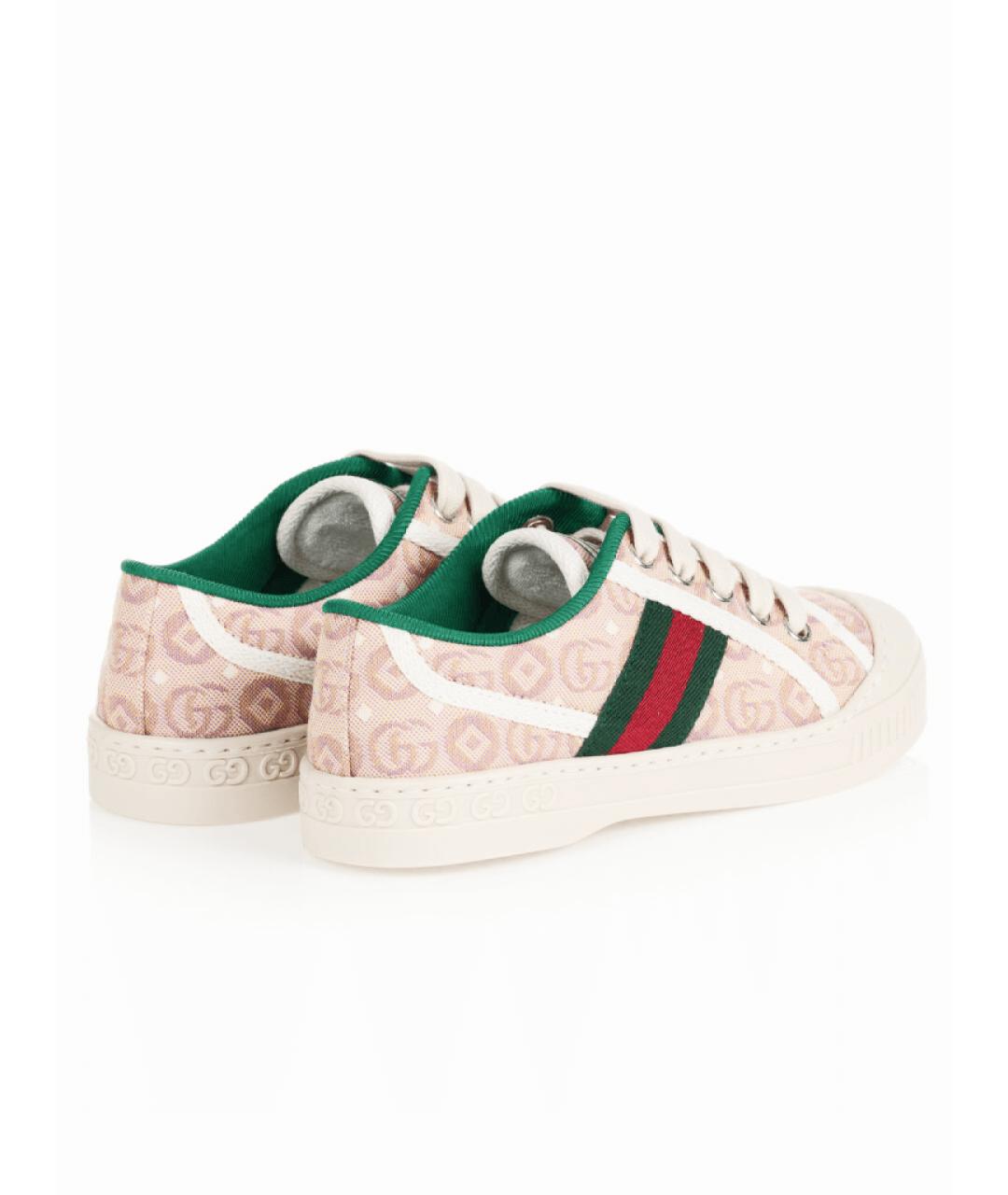 GUCCI Розовые кеды, фото 3