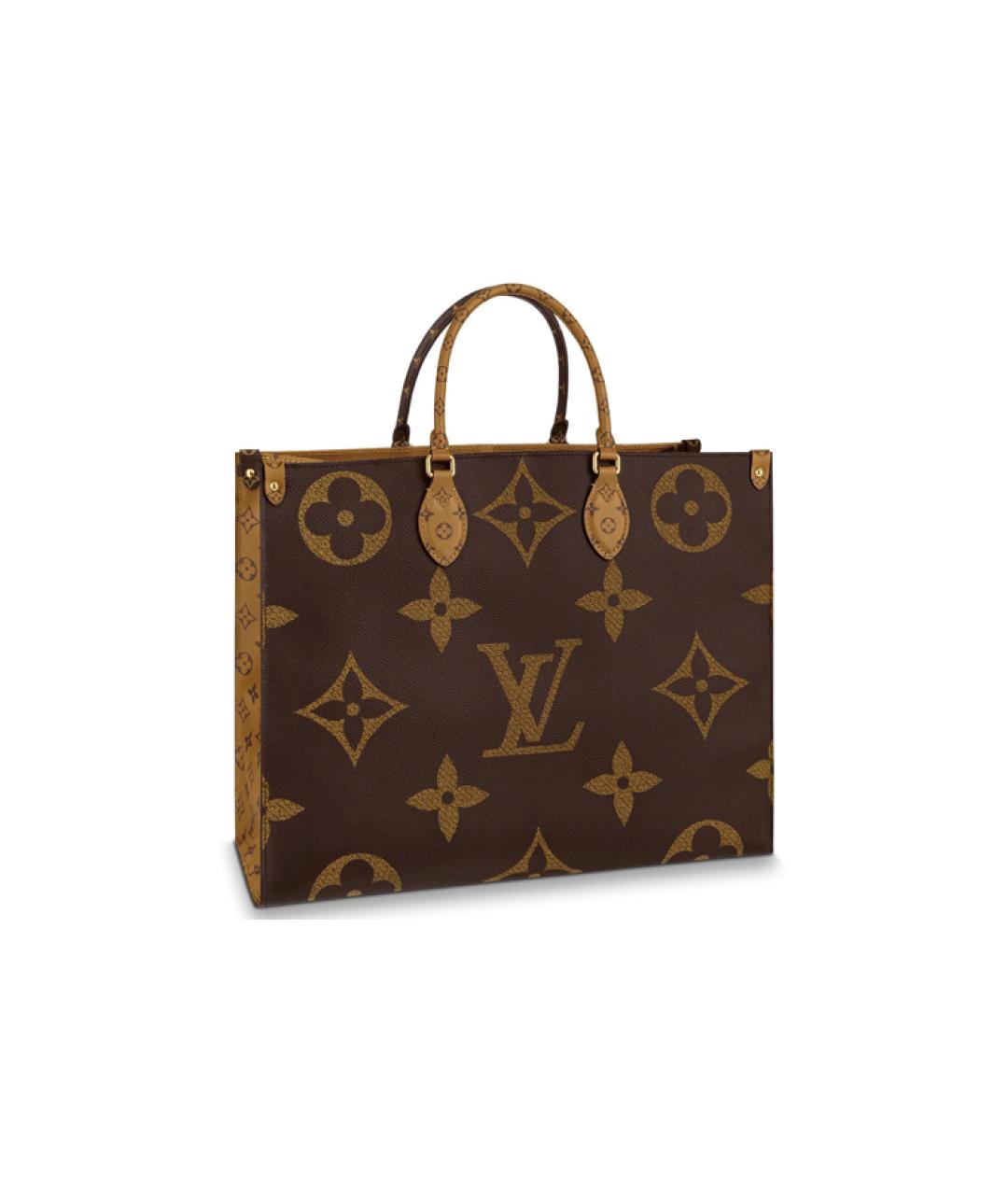 LOUIS VUITTON Коричневая кожаная сумка через плечо, фото 1