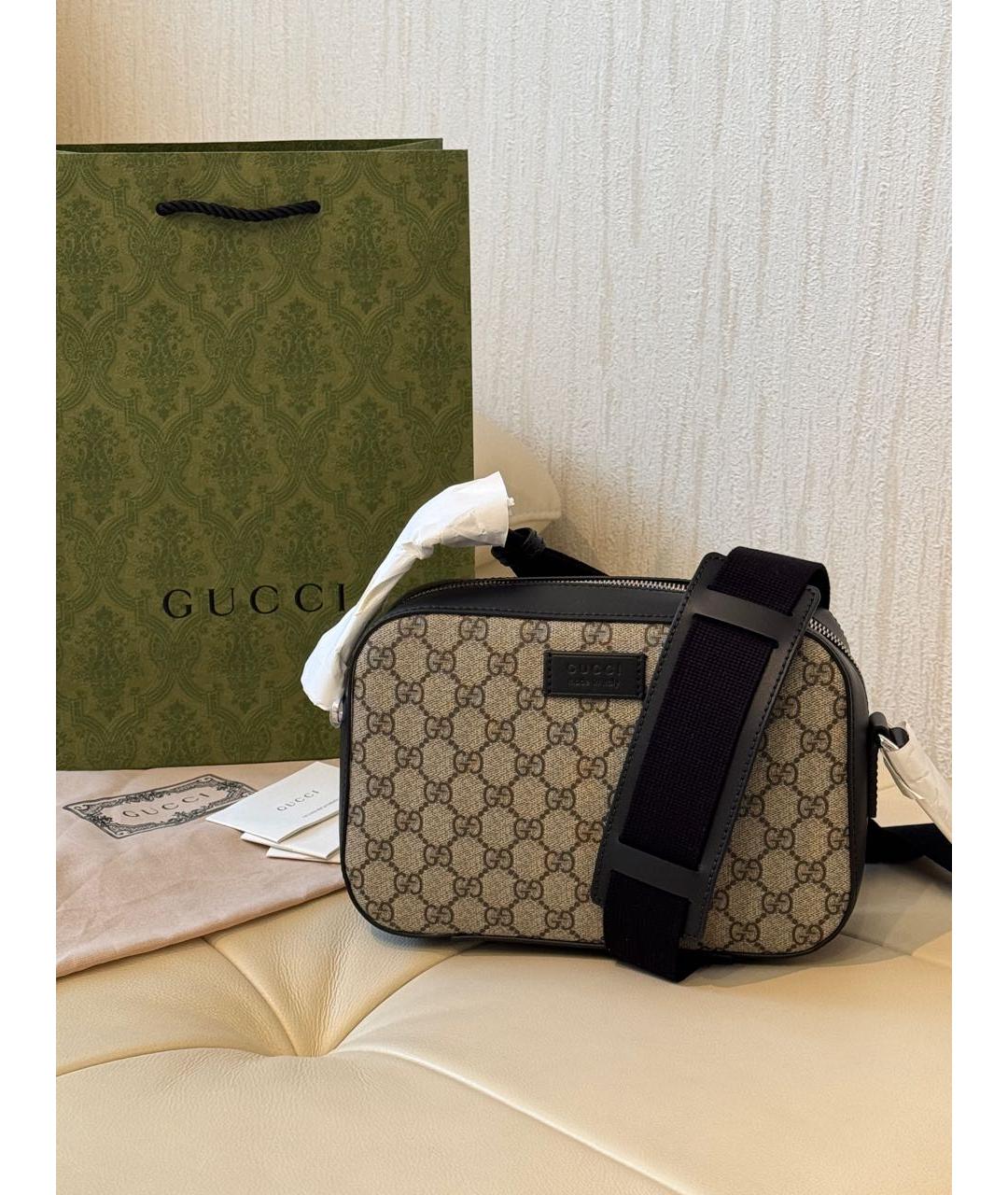 GUCCI Коричневая сумка на плечо, фото 2